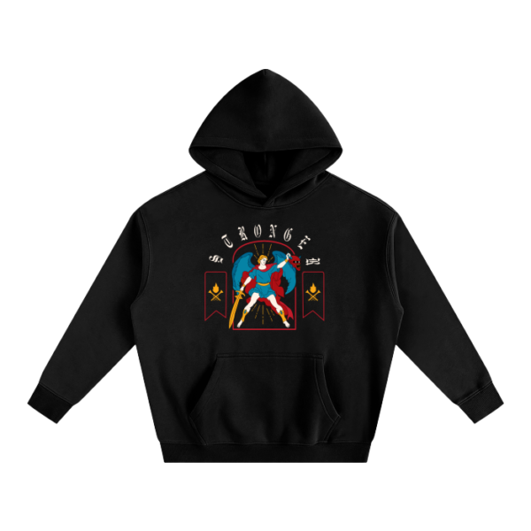 Oversize Fleeced Hoodie #R00286