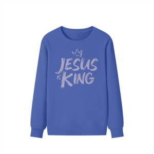 Blue Classic Sweater - Jesus is King